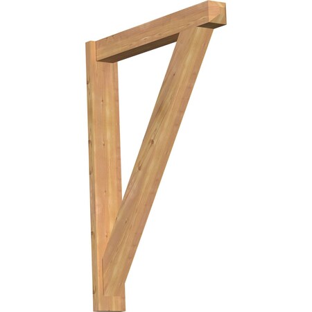 Ekena Millwork Traditional Craftsman Smooth Outlooker, Western Red Cedar, 5 1/2"W x 34"D x 46"H OUT06X34X46TRA04SWR